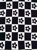 Daisy Checker Blanket