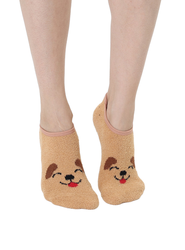 Dog Fuzzy Slipper Sock