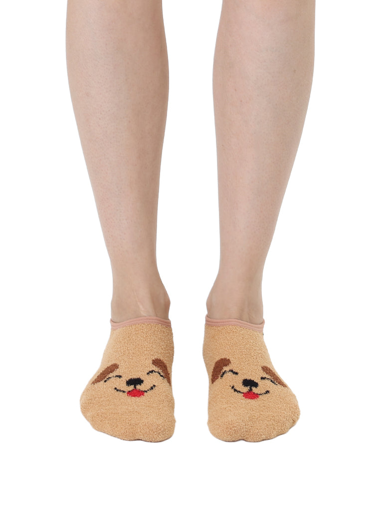 Dog Fuzzy Slipper Sock