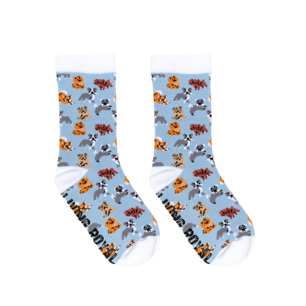 Dogs Kids Bamboo Crew Socks