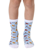 Dogs Kids Bamboo Crew Socks