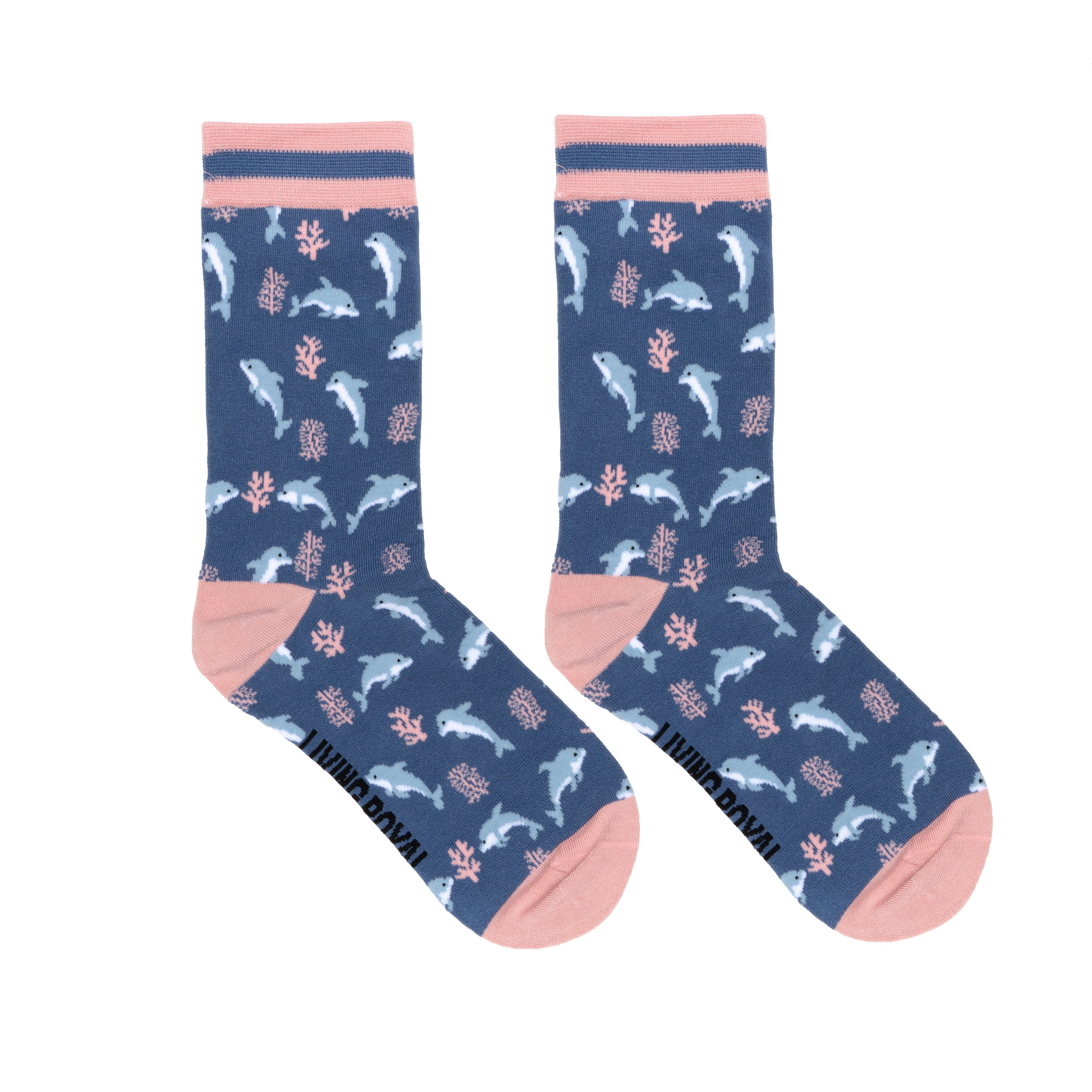 Dolphin Women's Bamboo Crew Socks