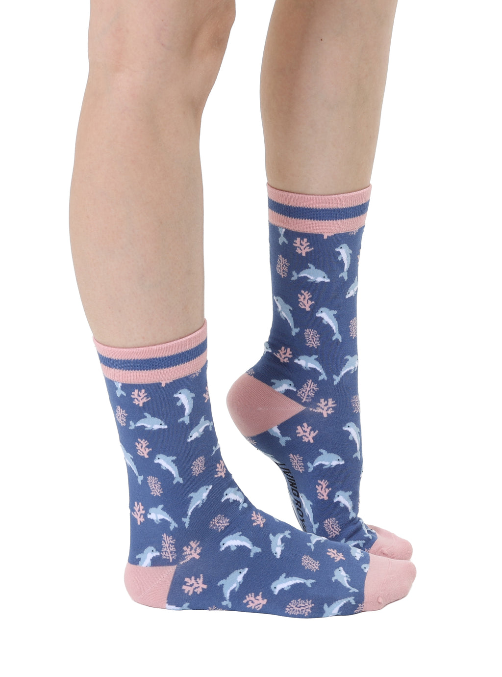 Dolphin Women's Bamboo Crew Socks