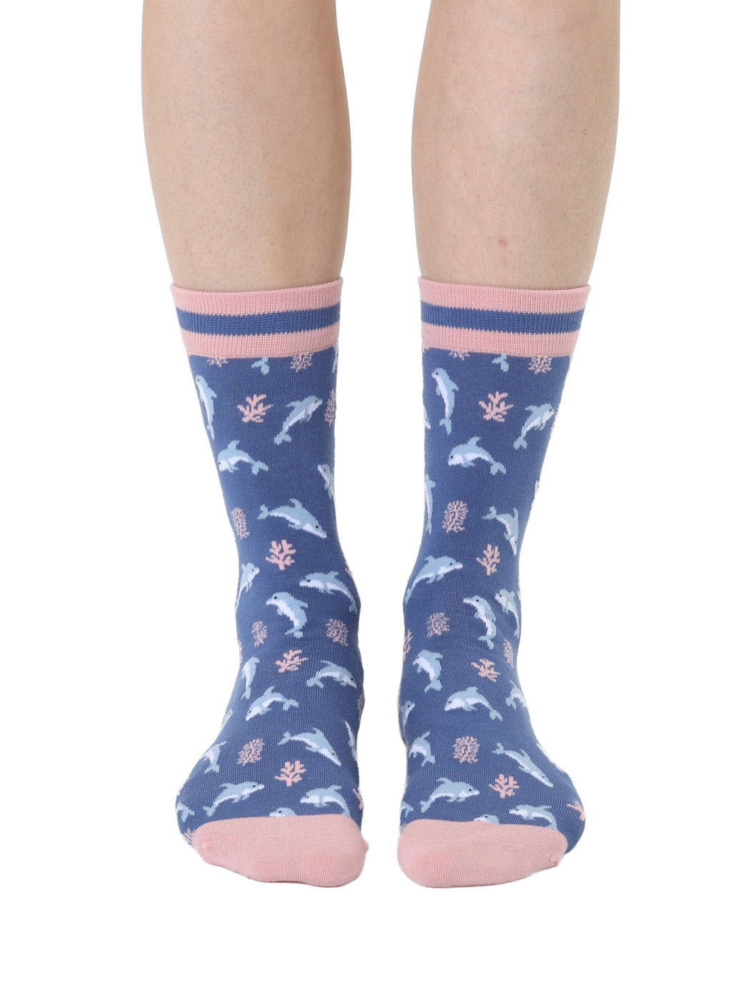 Dolphin Women's Bamboo Crew Socks