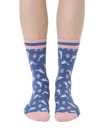 Dolphin Women's Bamboo Crew Socks