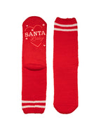 Santa Baby Fuzzy Crew Socks