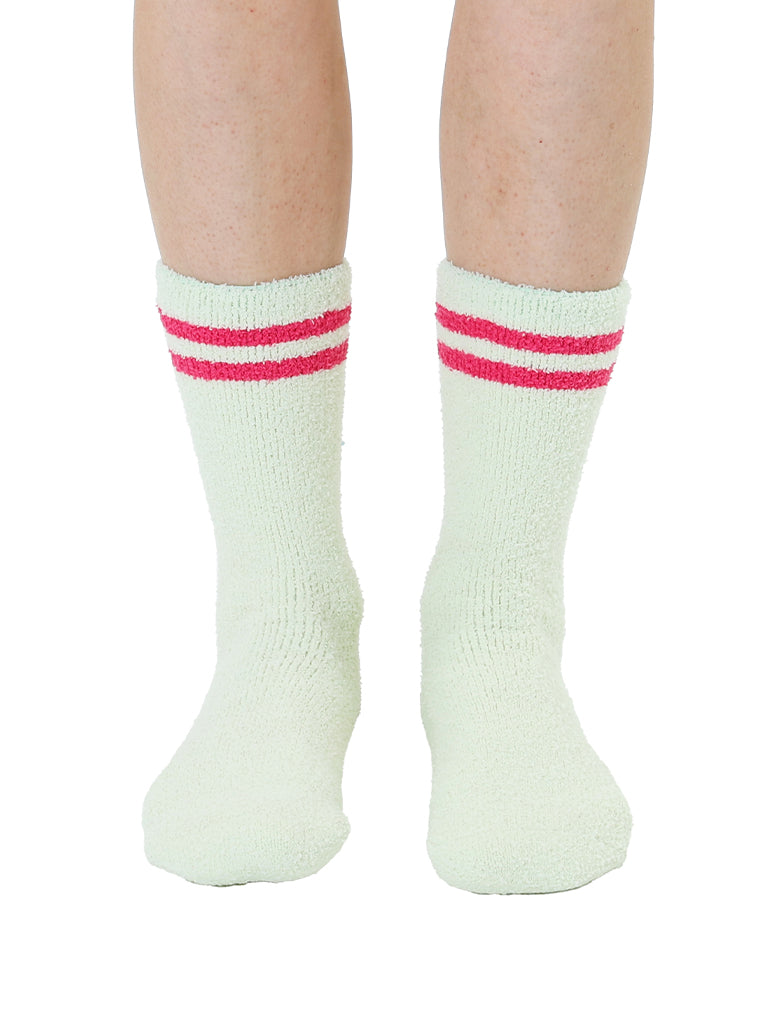 Book Lover Fuzzy Crew Socks