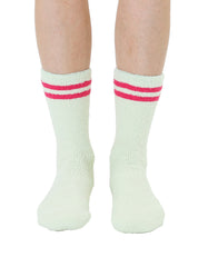 Book Lover Fuzzy Crew Socks