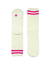 Book Lover Fuzzy Crew Socks