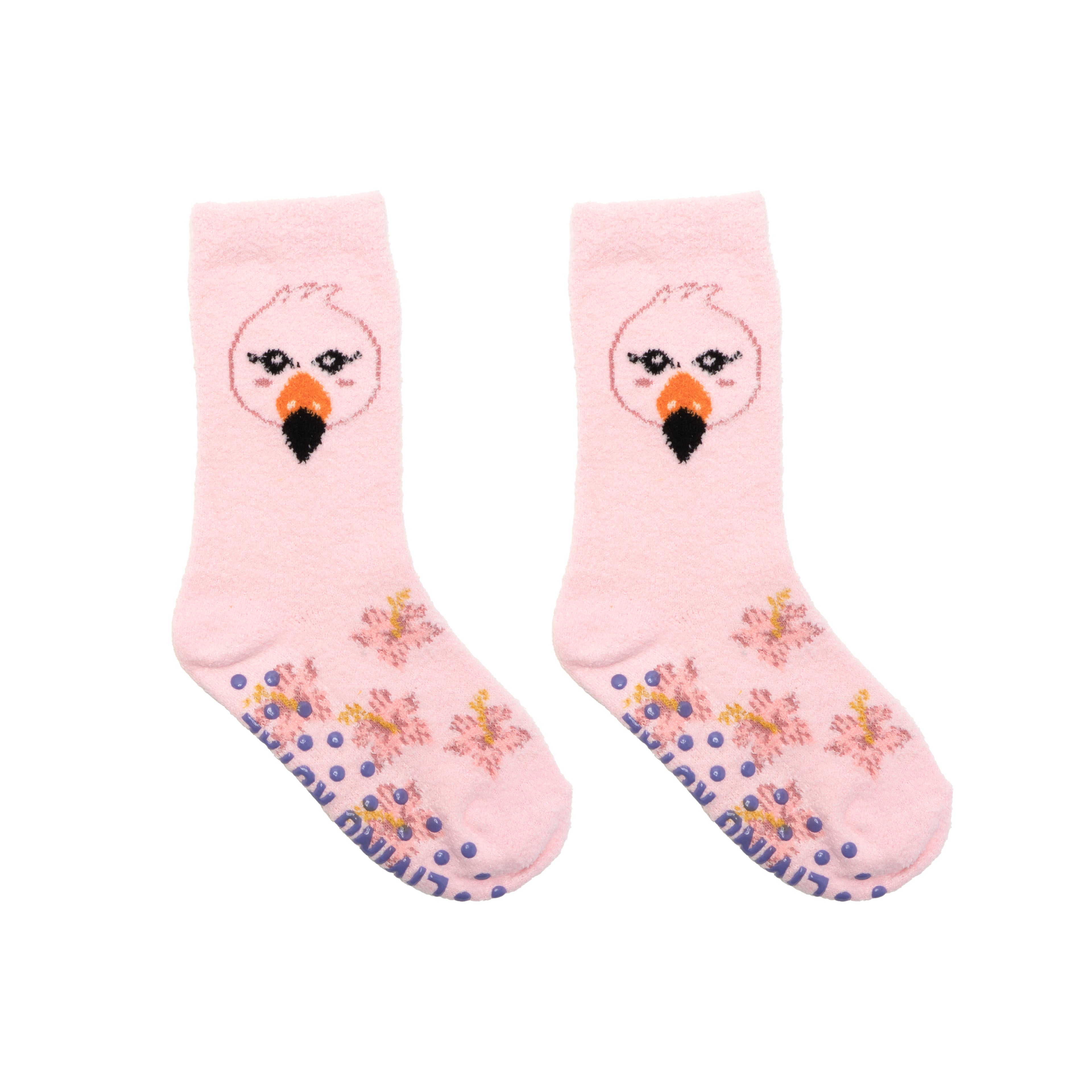 Flamingo Kids Fuzzy Socks