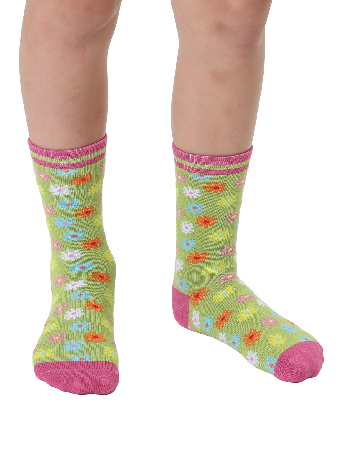 Flower Kids Bamboo Crew Socks