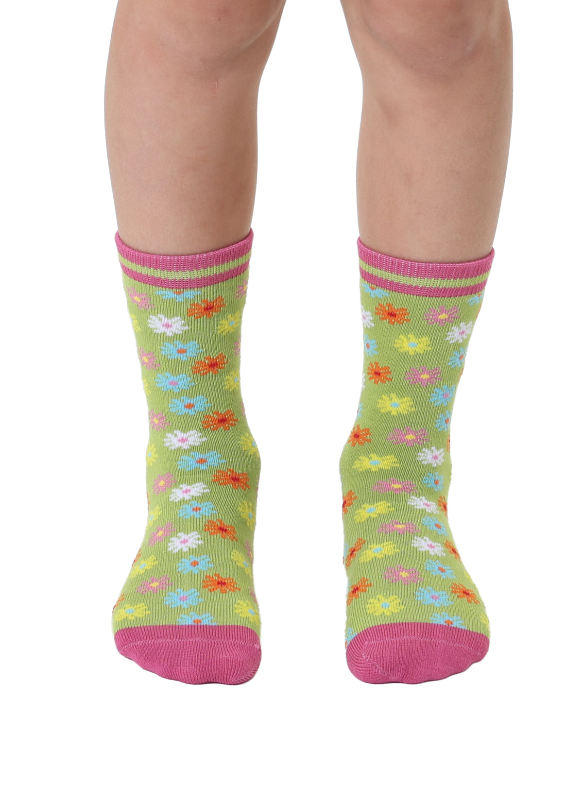 Flower Kids Bamboo Crew Socks