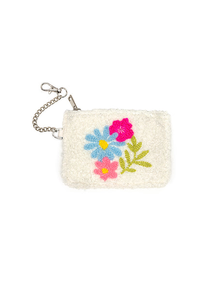 Flower Bloom Key Chain Pouch