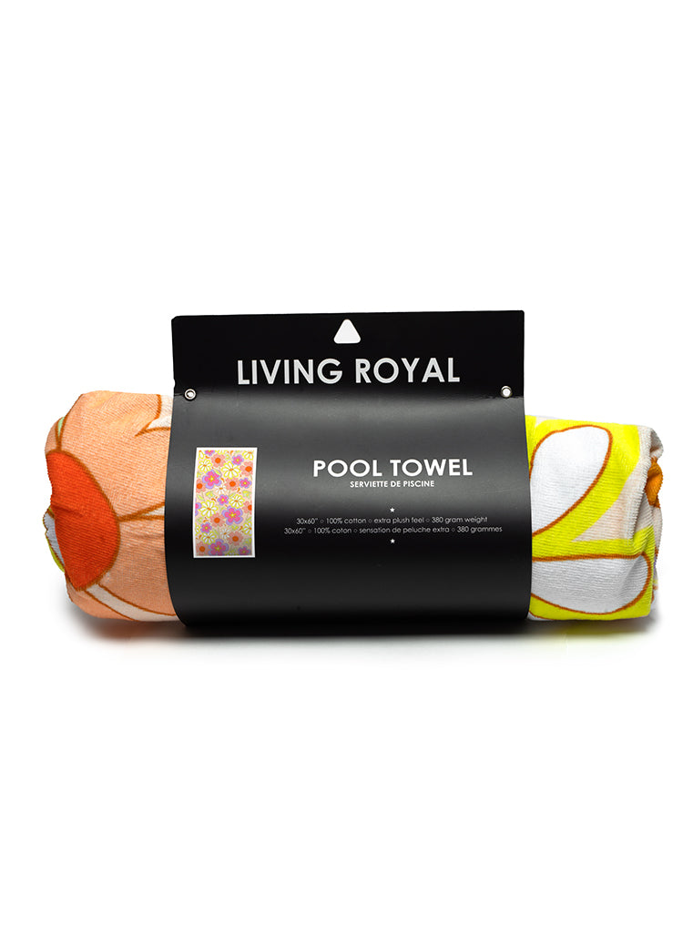 Groovy Flower Pool Towel