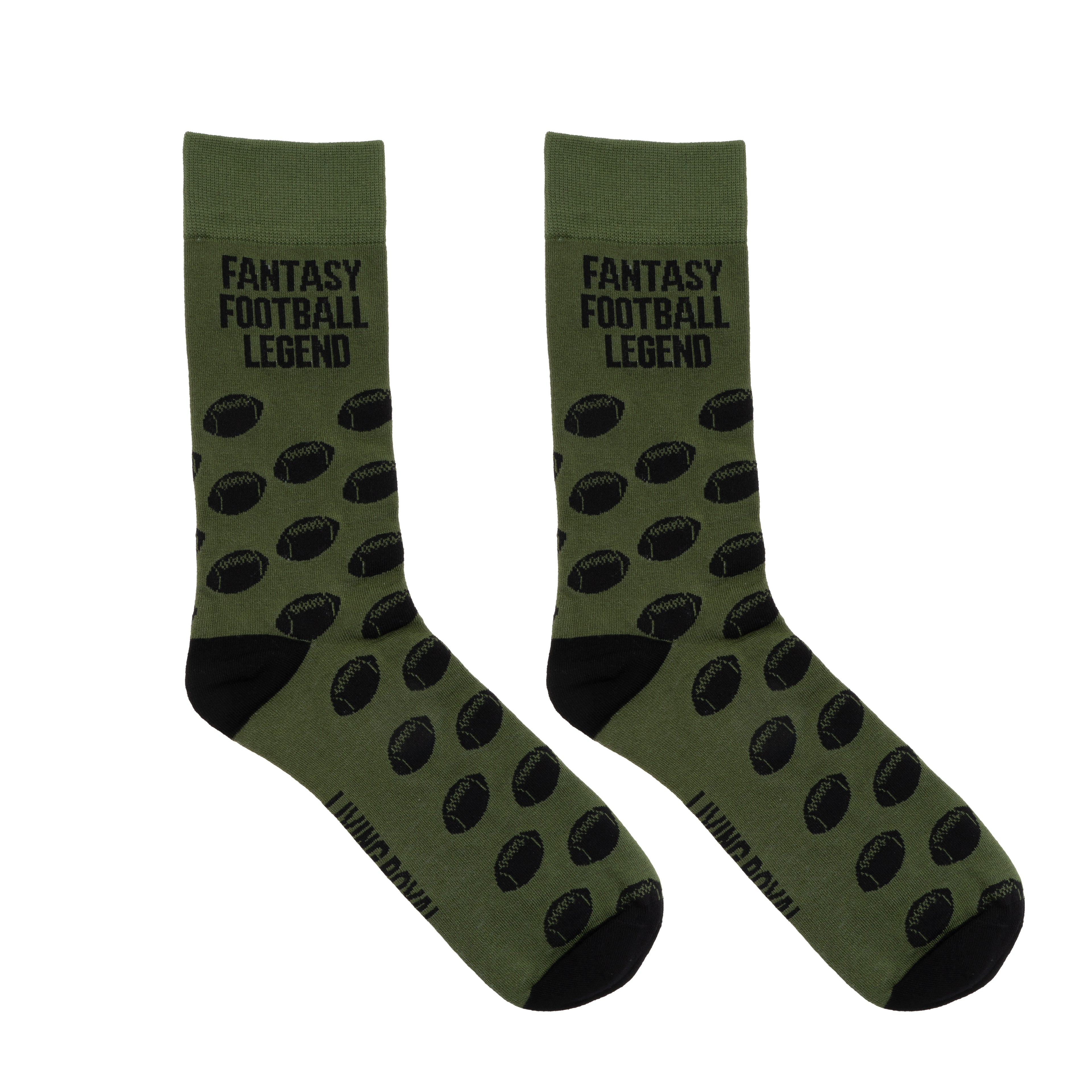 Football Legend Mens Bamboo Crew Socks