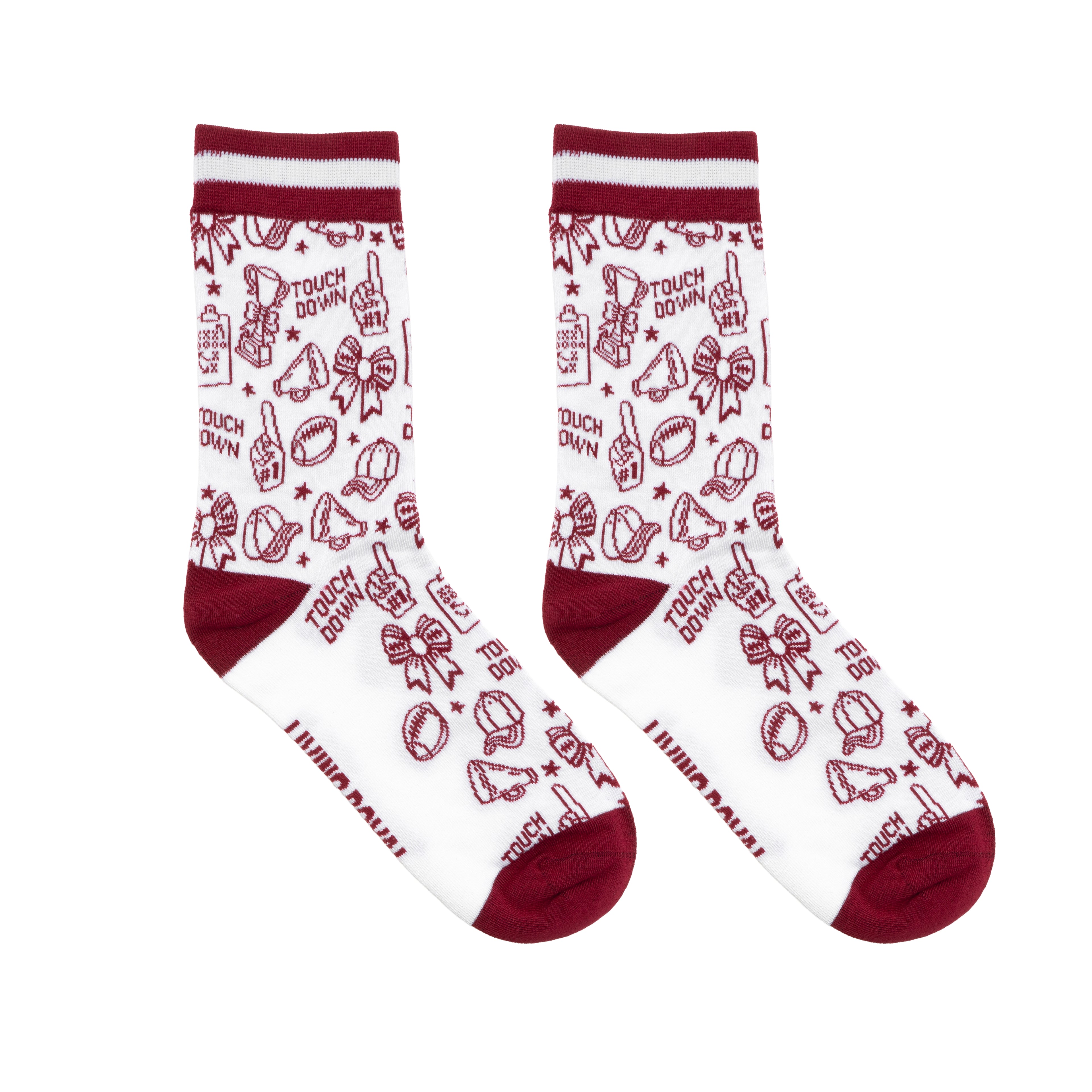 Game Day Women's Bamboo Crew Socks