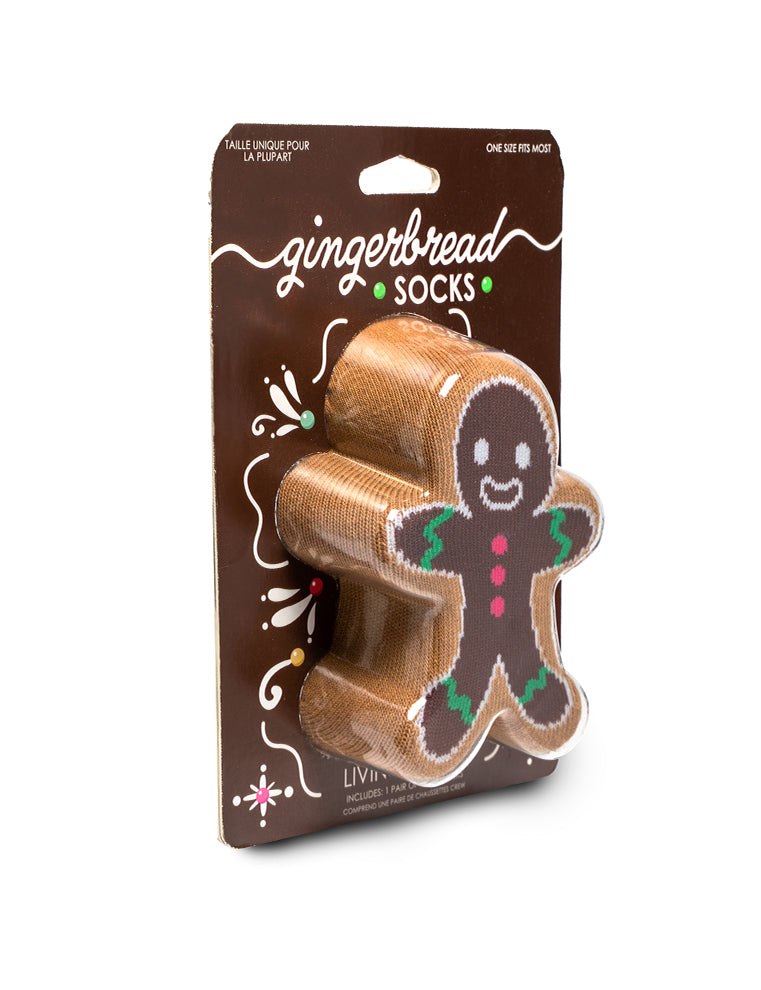 Gingerbread 3D Crew Sock