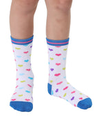 Heart Kids Bamboo Crew Socks