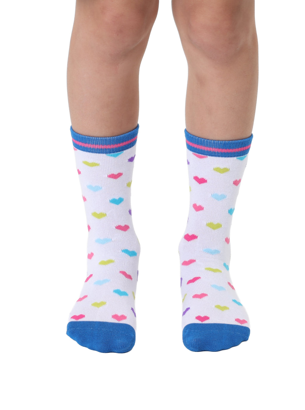 Heart Kids Bamboo Crew Socks