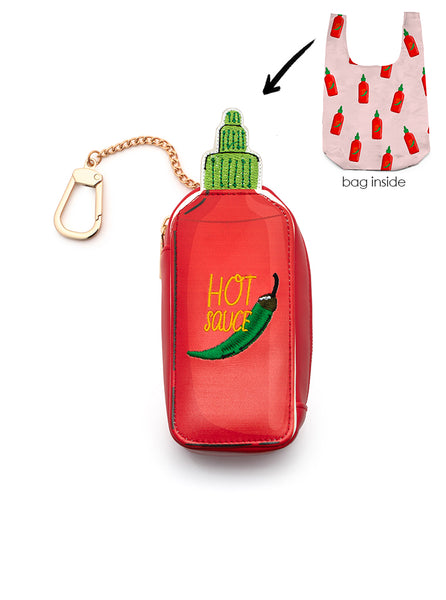 Hot Sauce 2 in 1 Bag Charm + Shopper Bag