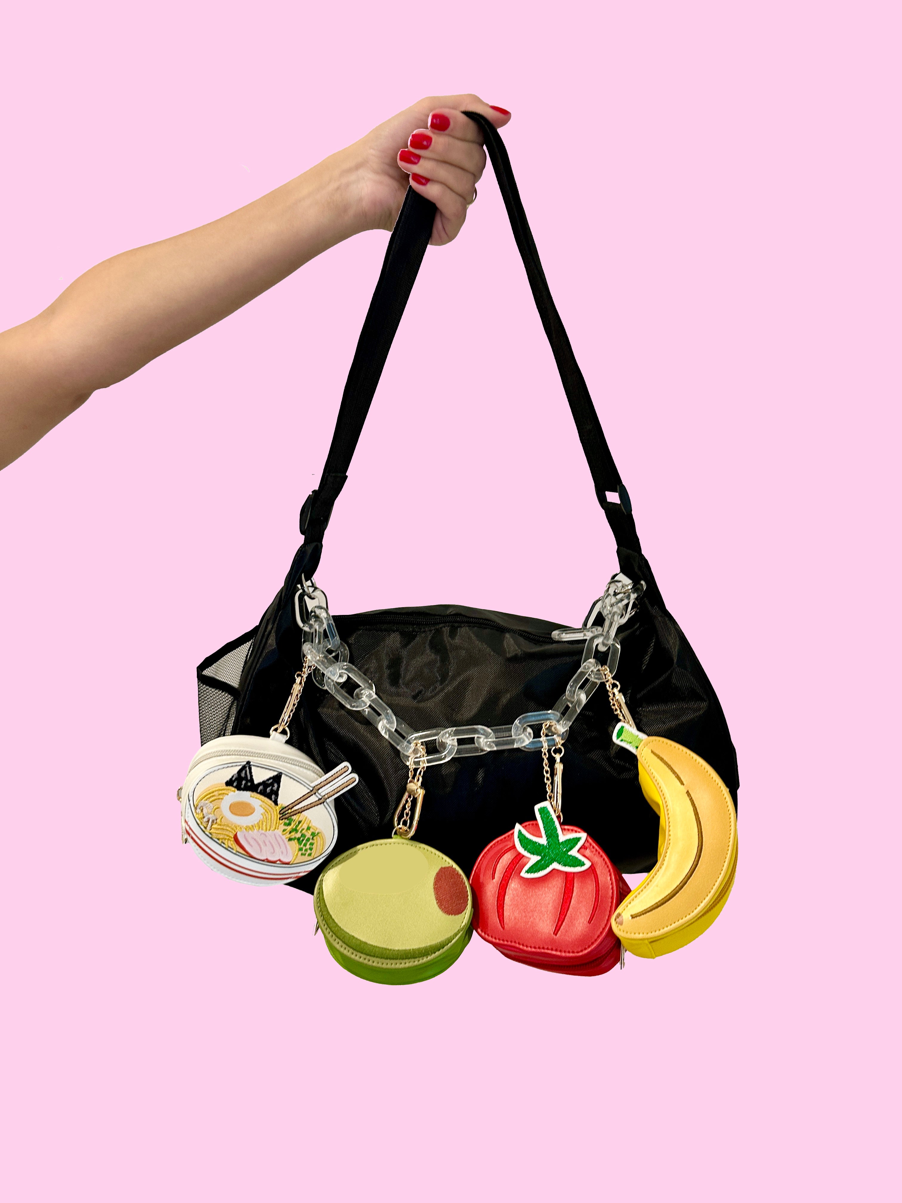 Ramen 2 in 1 Bag Charm + Shopper Bag – Living Royal