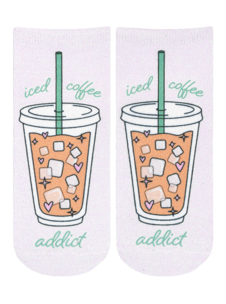 Iced Coffee Ankle Socks