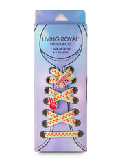 Positive Vibes Shoelaces + Charm Set