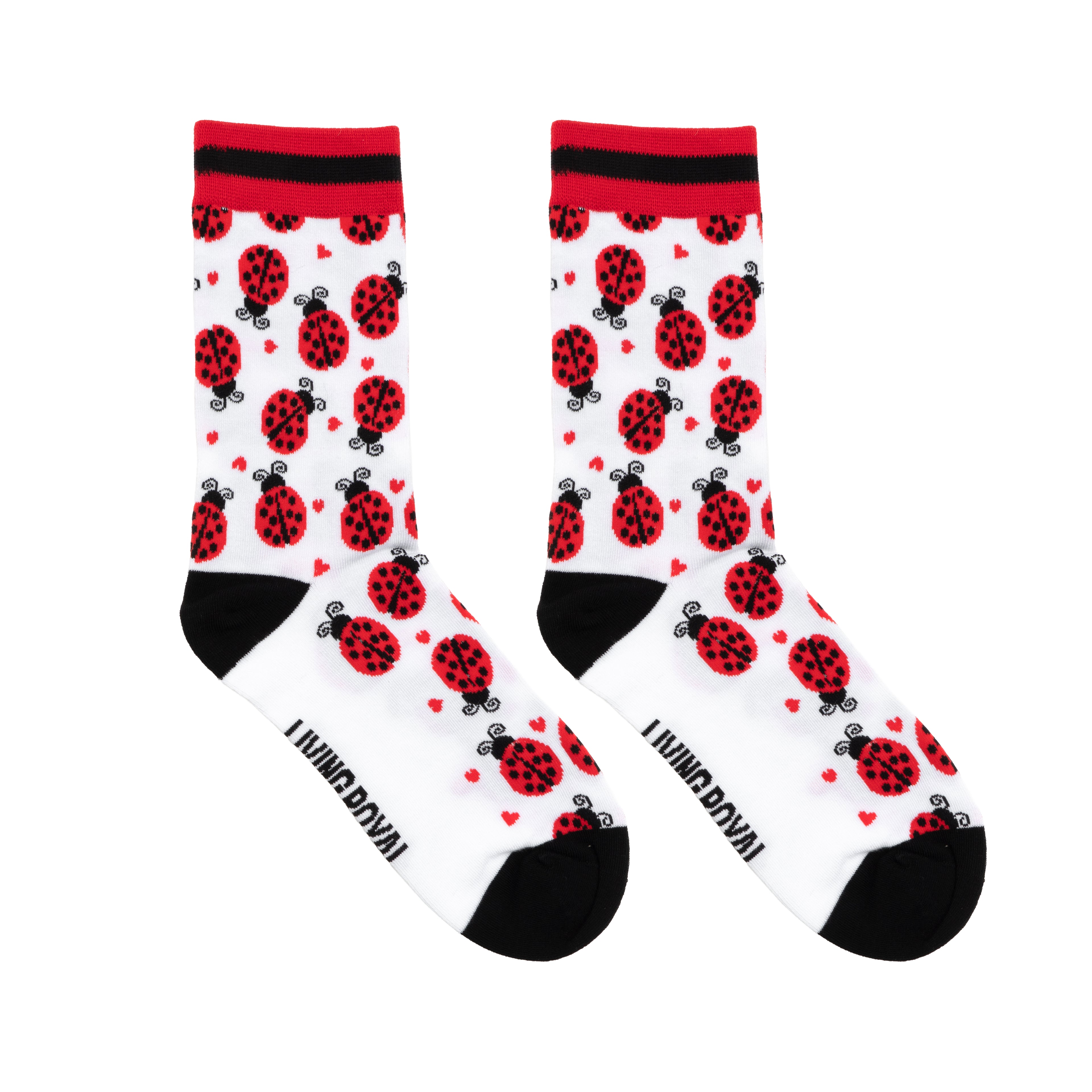 Ladybug Women's Bamboo Crew Socks