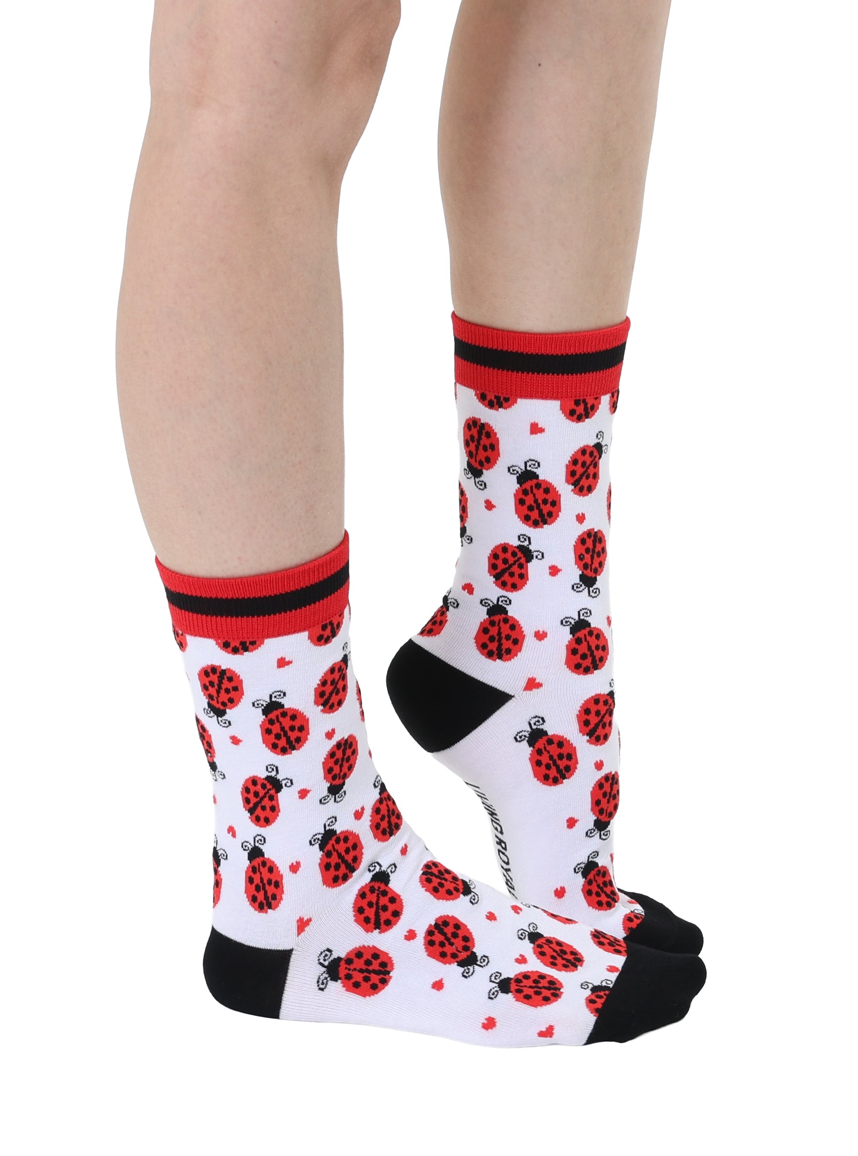 Ladybug Women's Bamboo Crew Socks
