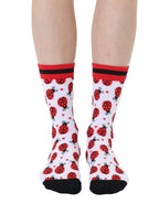 Ladybug Women's Bamboo Crew Socks