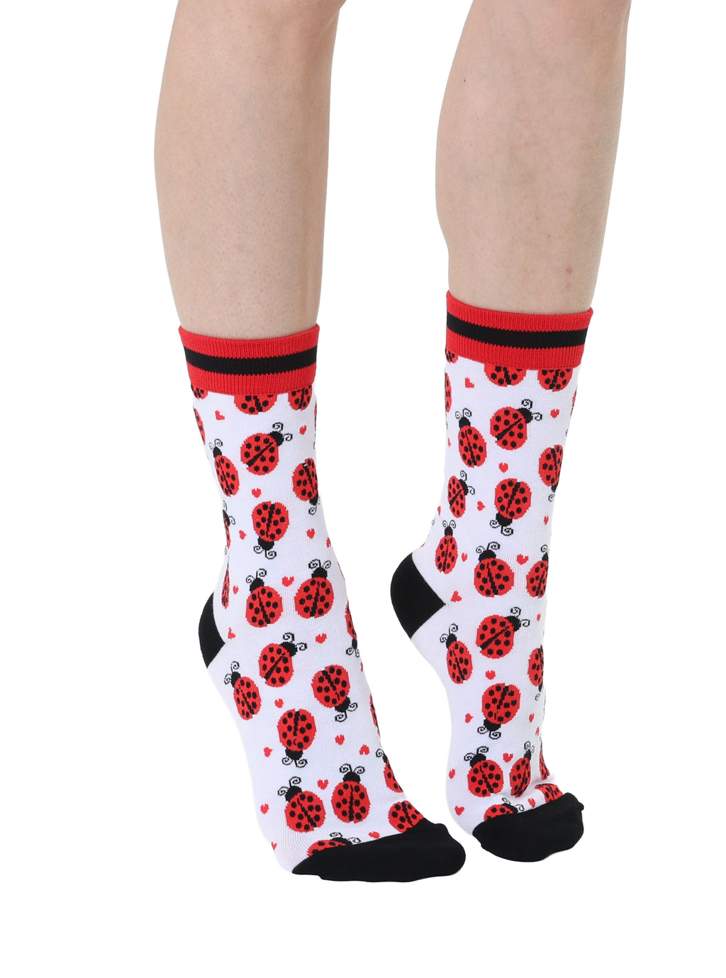 Ladybug Women's Bamboo Crew Socks