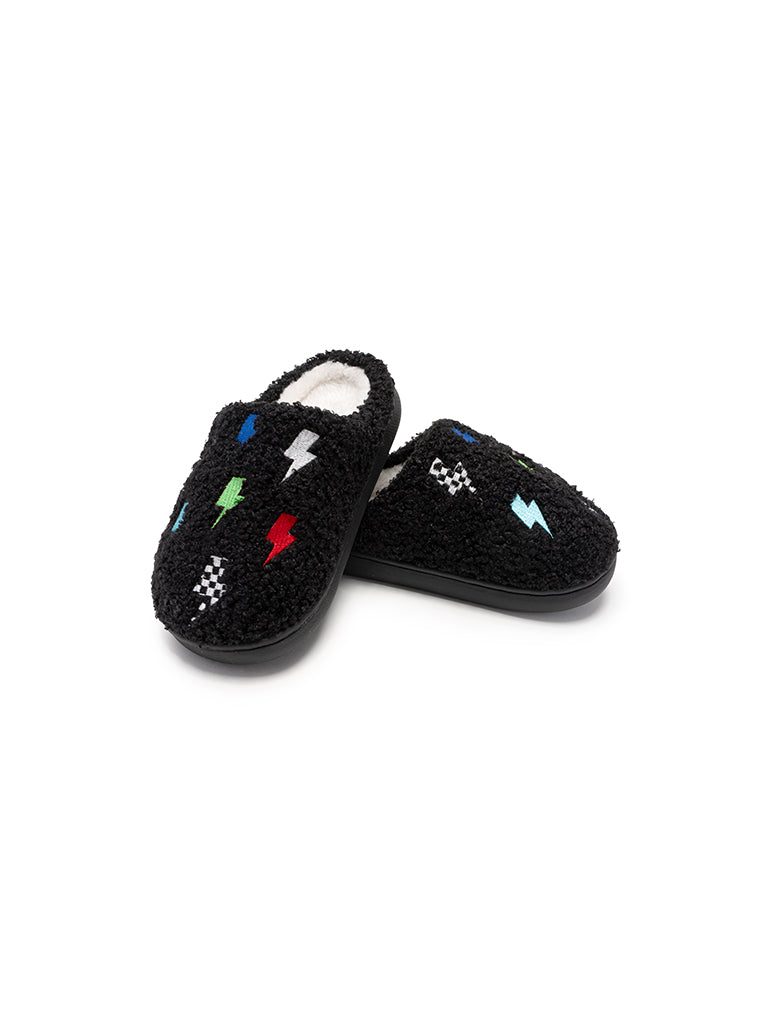 Lightning Bolts Kids Slippers