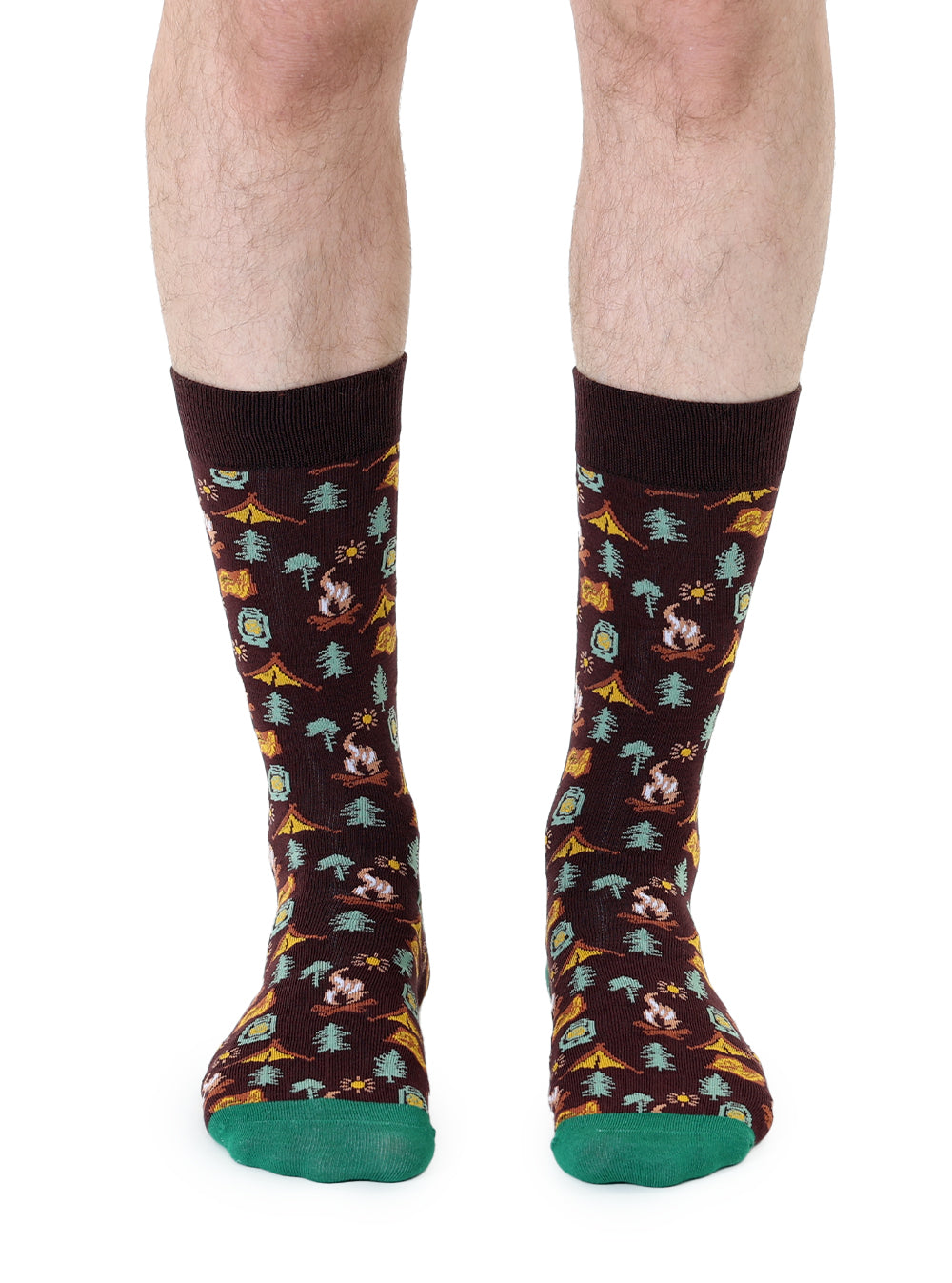 Camping Mens Bamboo Crew Socks