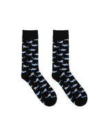 Shark Mens Bamboo Crew Socks