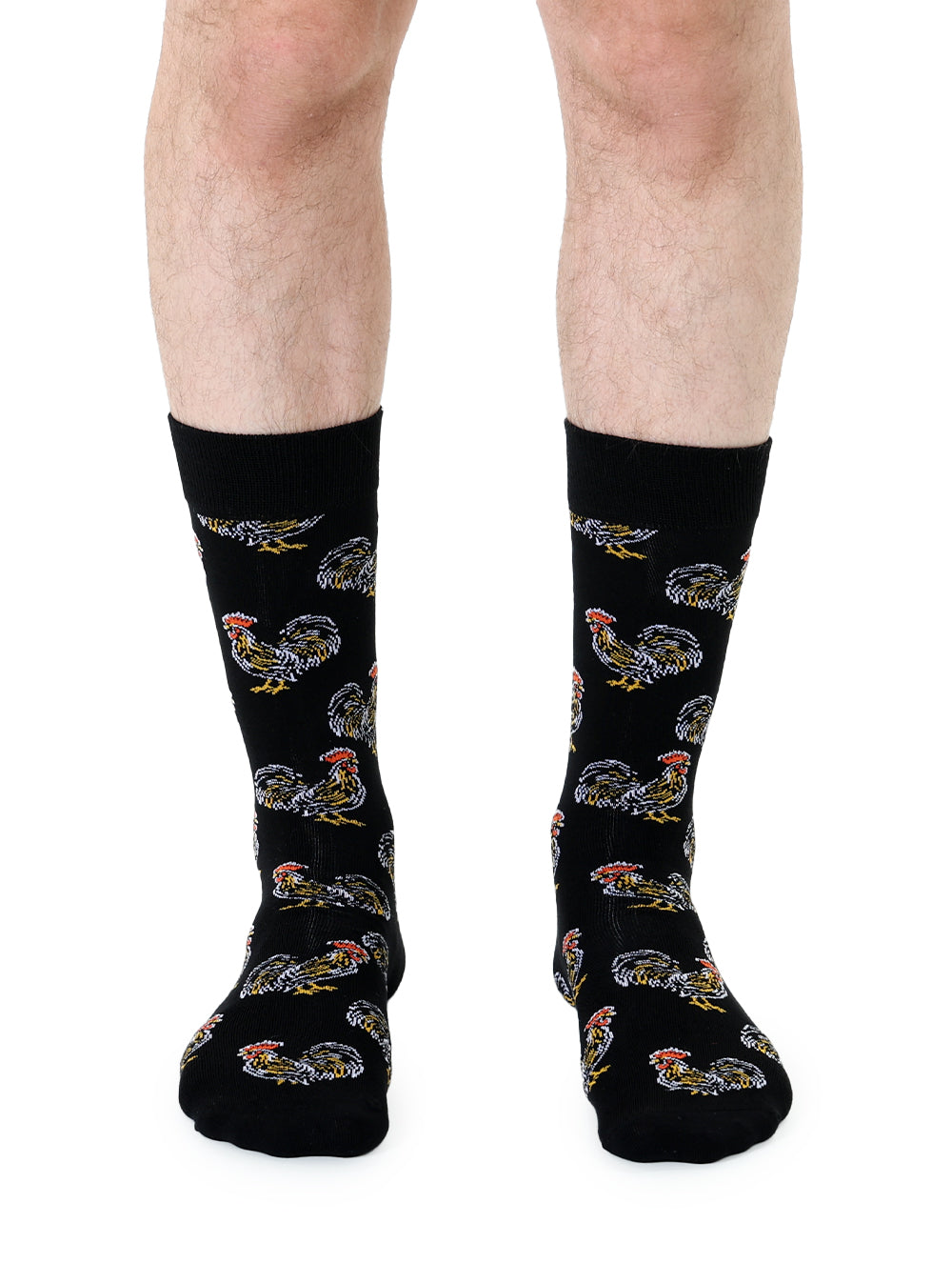 Rooster Mens Bamboo Crew Socks