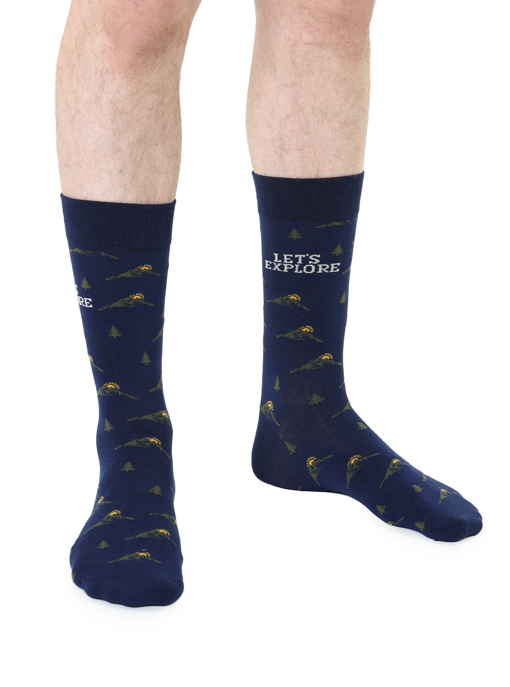 Explore Mens Bamboo Crew Socks