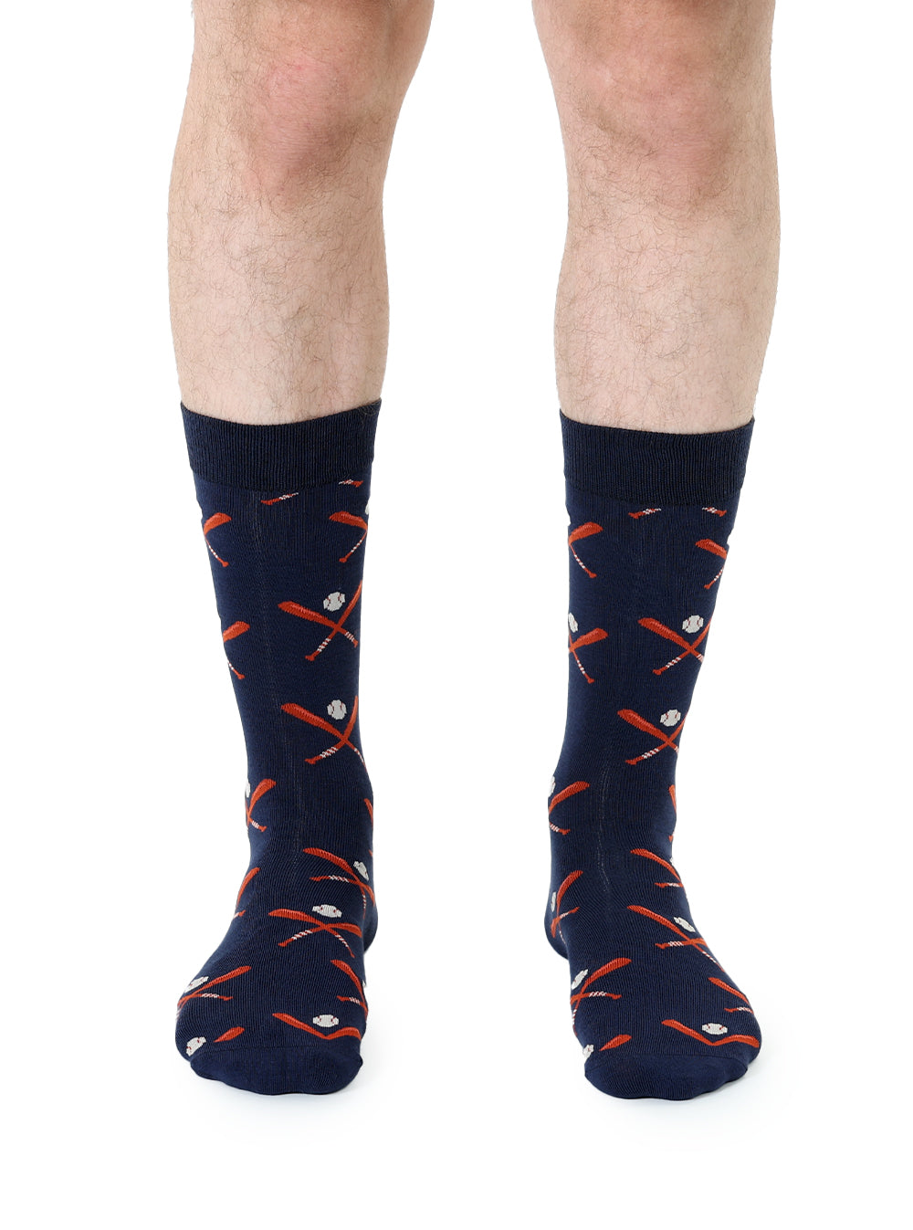 Baseball Mens Bamboo Crew Socks