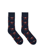 Baseball Mens Bamboo Crew Socks