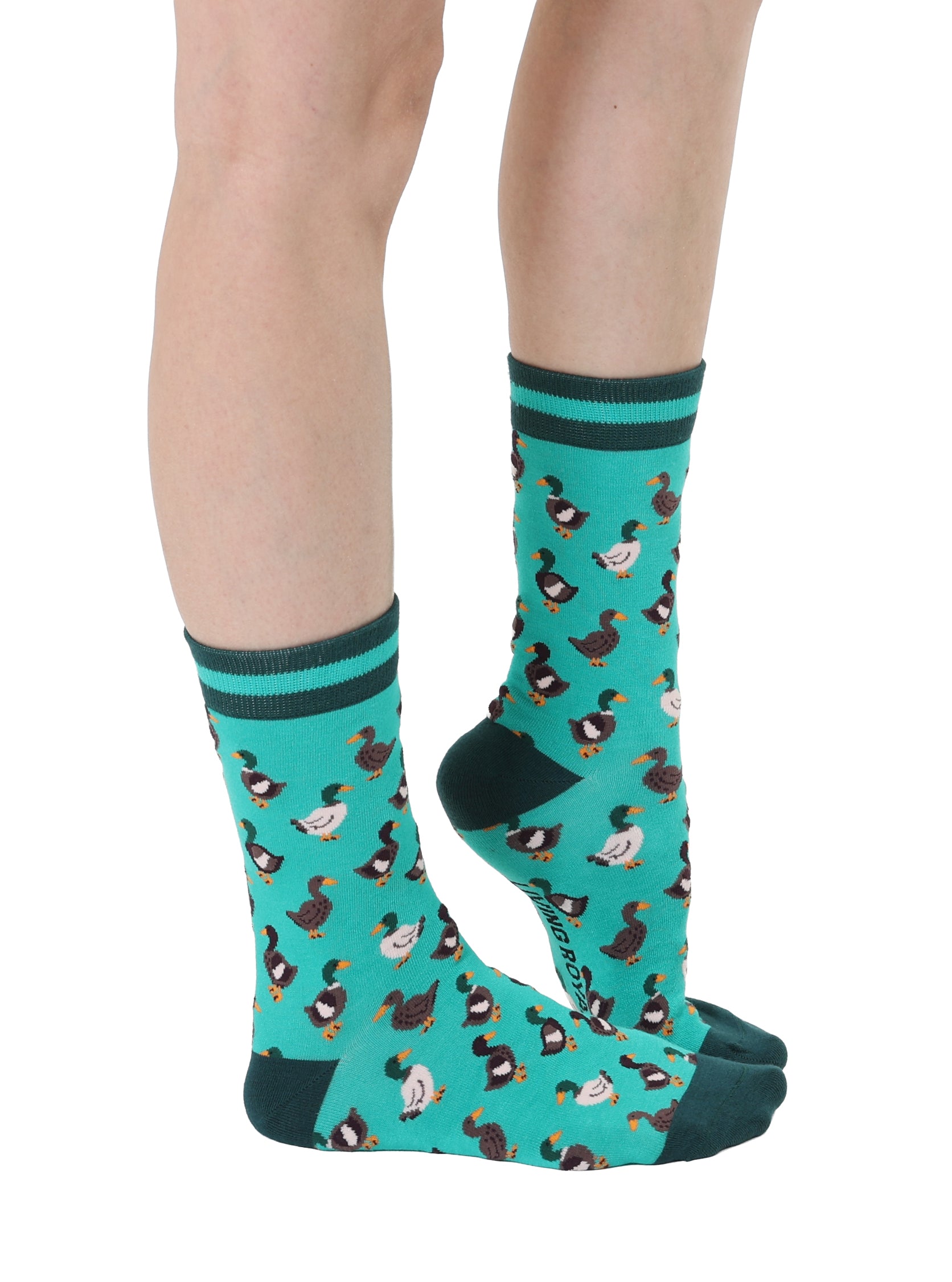 Mallard Duck Women's Bamboo Crew Socks