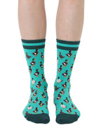 Mallard Duck Women's Bamboo Crew Socks
