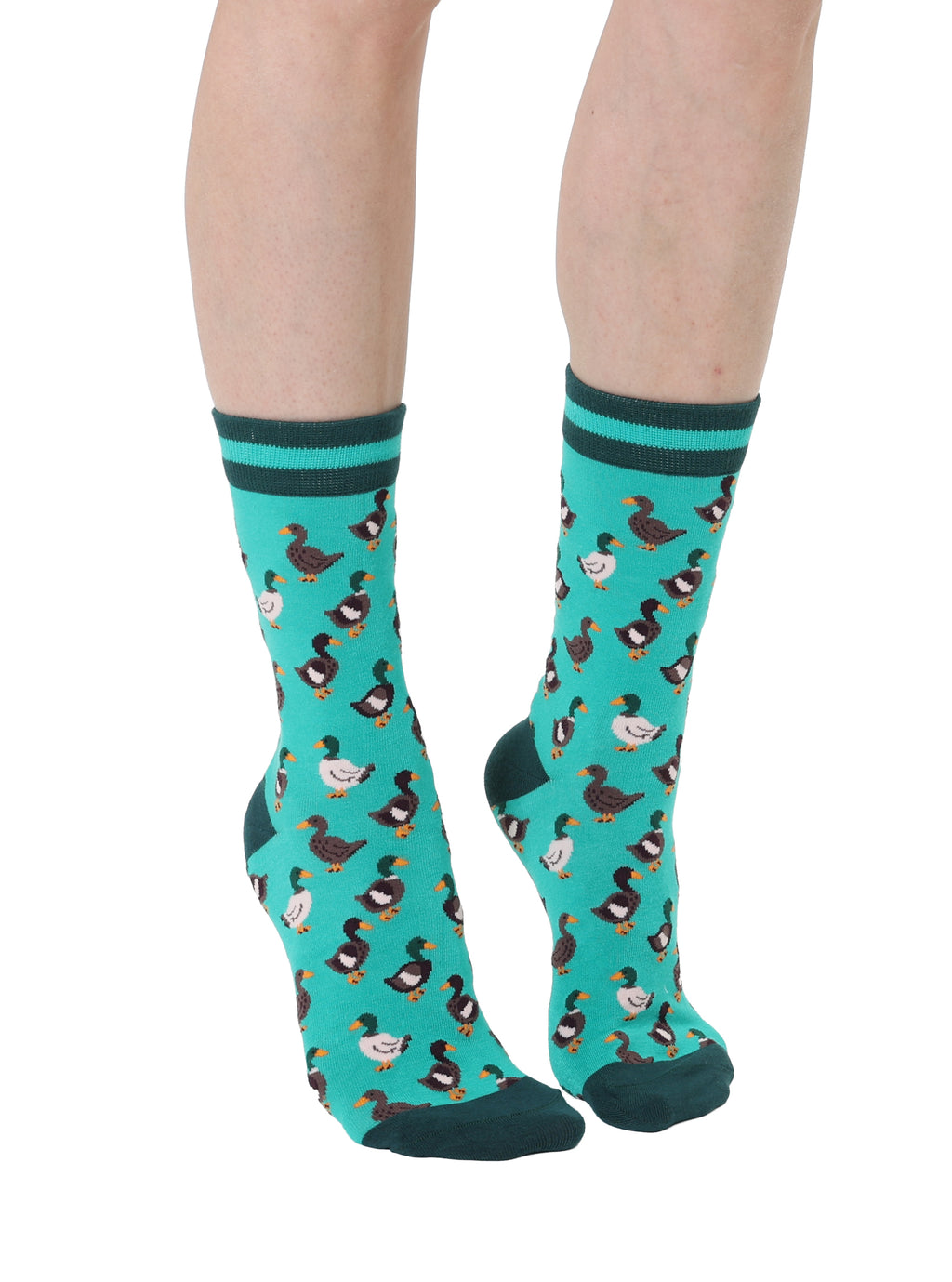 Mallard Duck Women's Bamboo Crew Socks