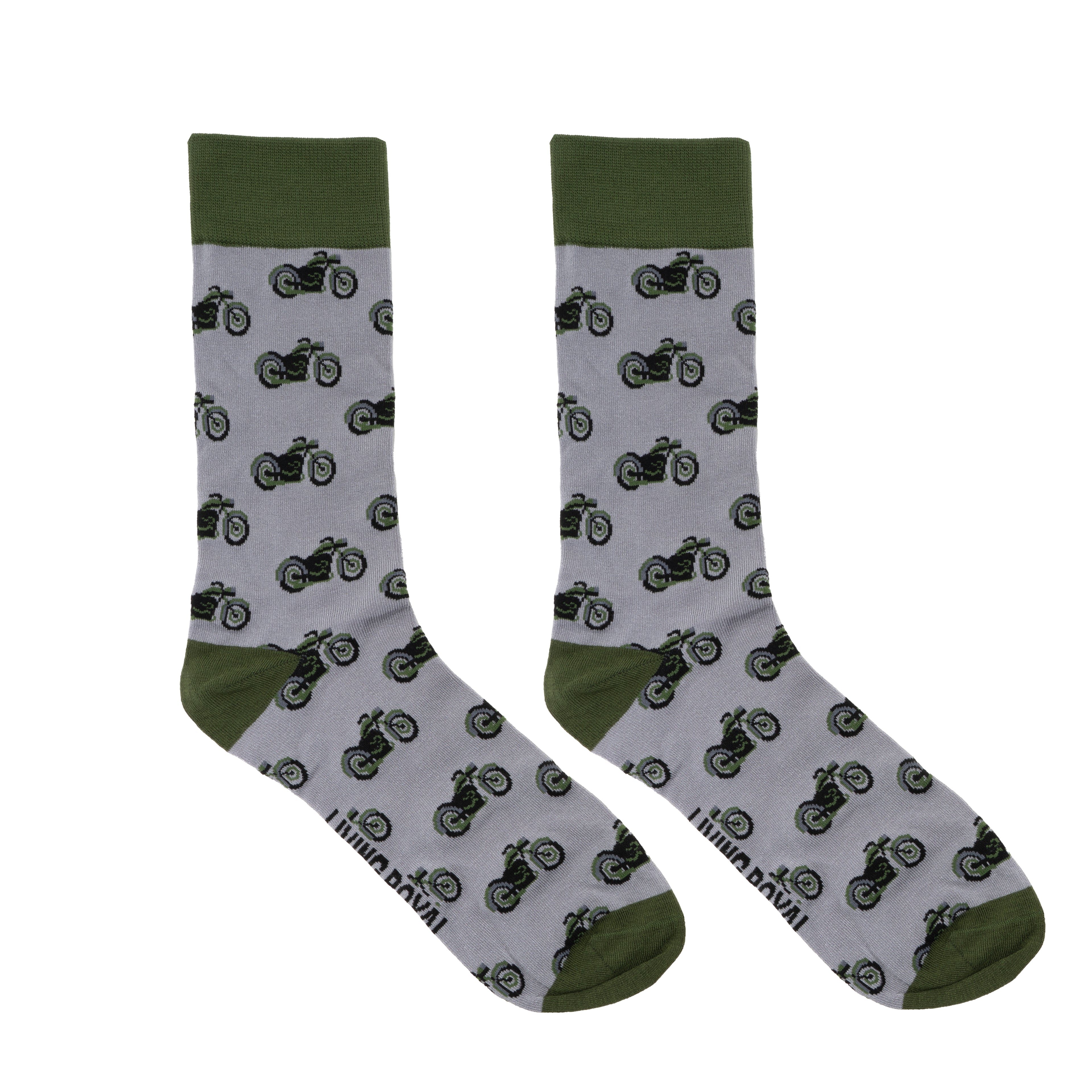 Motorcycle Mens Bamboo Crew Socks