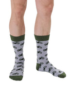 Motorcycle Mens Bamboo Crew Socks