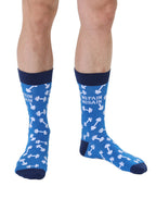 No Pain No Gain Mens Bamboo Crew Socks