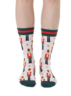 Nutcracker Women's Bamboo Crew Socks