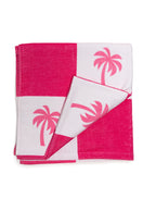 Checker Palm Pool Towel