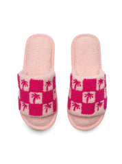 Pink Palm Slides