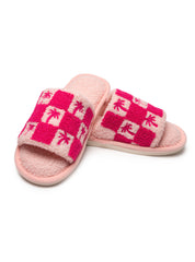 Pink Palm Slides