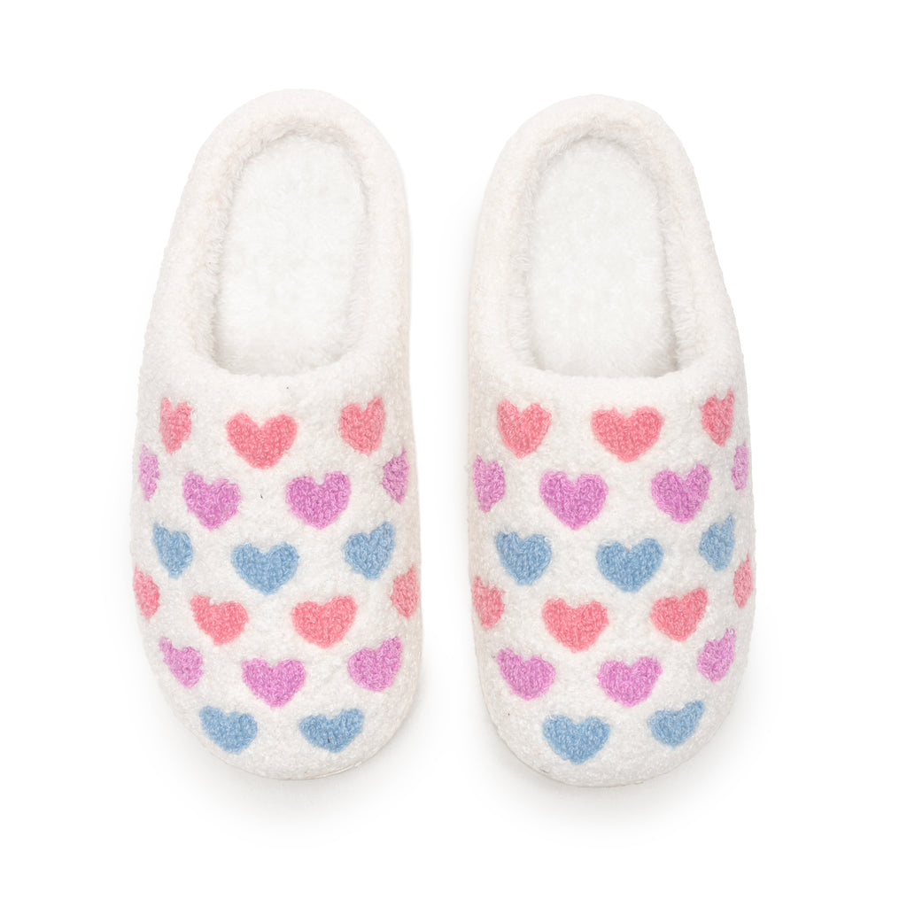 Pastel Heart Slippers