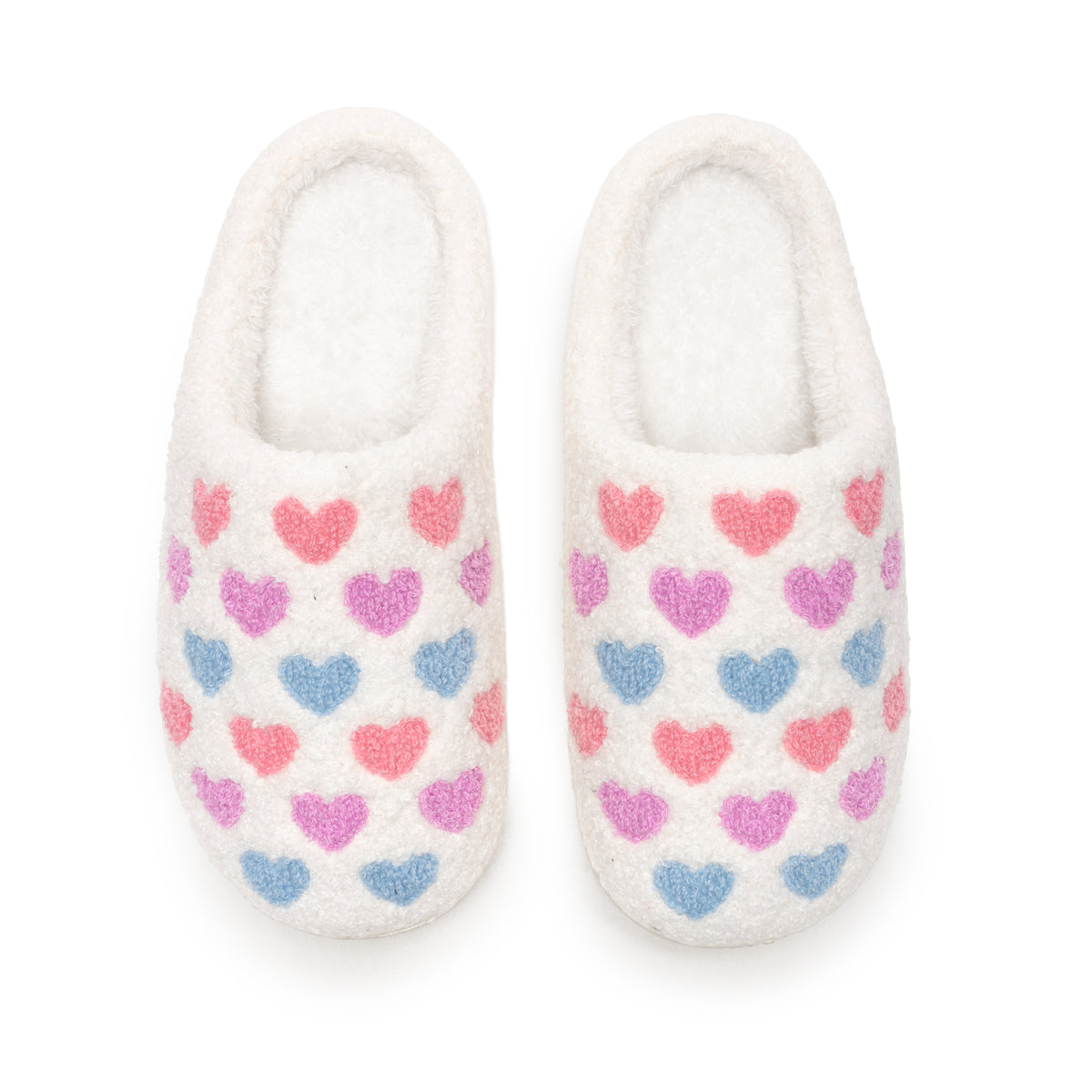 Pastel Heart Slippers